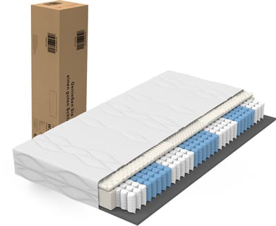 Pocketvering Matras 90x200 cm - 7 Zones - H3/H4 - 20 cm Dik