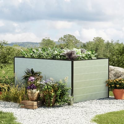 150 x 99 x 77 cm Moestuinbak Standard Christina, Aluminium (geanodiseerd)