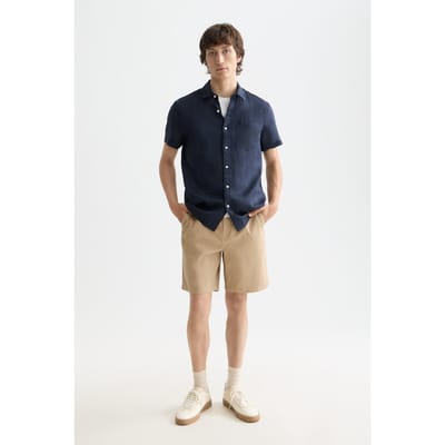 Scotch & Soda Core Linen Shirt Night Taglia: S | Camicie Casual Outlet | Uomo | Bianco