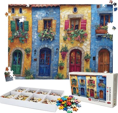 Puzzel 5000 stukjes - Legpuzzel Volwassenen - Ontspannen Tijdverdrijf - Houten Materiaal - 156x105cm - Meerdere Kleuren
