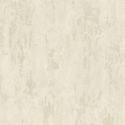 Steen tegel behang Profhome 326514-GU vliesbehang licht gestructureerd in steen look glimmend beige crèmewit goud 5,33 m2