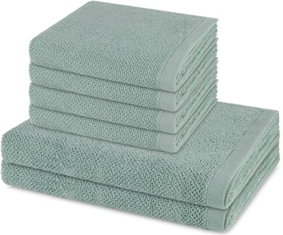 Möve Sonstiges 4 X handdoek 2 X douchehanddoek - in set 6 pack Bliss