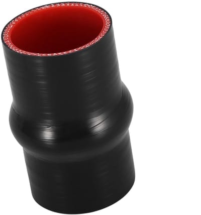 Dailygoods- Siliconen Slang 51 mm - Koppeling - Laadluchtkoeler - Auto Reserveonderdeel - Zwart - 102 mm Lengte - Koelslang
