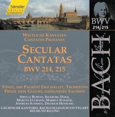 Gächinger Kantorei, Bach-Collegium Stuttgart, Helmuth Rilling - J.S. Bach: Weltliche Kantaten Bwv 214,215 (CD)