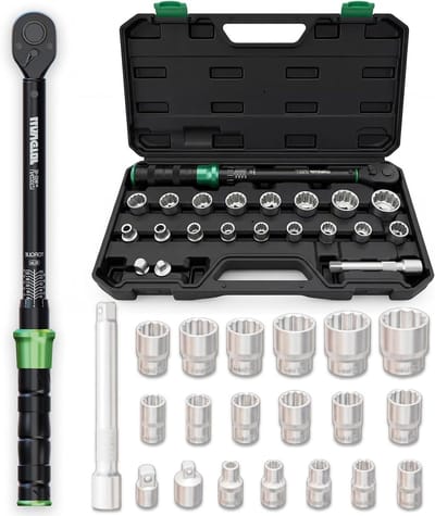 Momentsleutel Auto - Draaimoment Sleutel - Banden Wisselen - ± 3% Nauwkeurigheid - 10-220 Nm - Groen