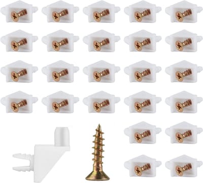 Set van 100 Steunbeugels voor 5 mm Planken, Plankdragers, Glazen Plankdragers en Vervangende Onderdelen voor Meubels