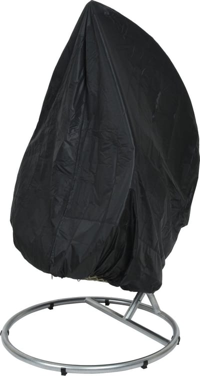 Decoris Hoes Polyester - Tuinmeubelen - 115x115x188 cm Zwart