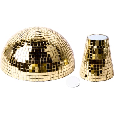 Paddenstoel Discopbal Spiegel Glitter Reflecterend Paddenstoel Tafeldecoratie Feestbedankjes Benodigdheden voor Thuis goud