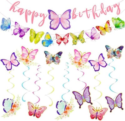 NTHProducts - Butterfly Decoration - Kleurrijke Vlinderdecoratie