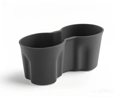 Premium Bekerhouder voor Tesla Model Y Juniper 2025+ – Siliconen Cupholder Insert - Interieur Accessoires