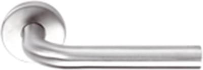 Formani BASICS LBIII-19 - deurkrukgarnituur op rozet - mat rvs - 1501D144INXX0