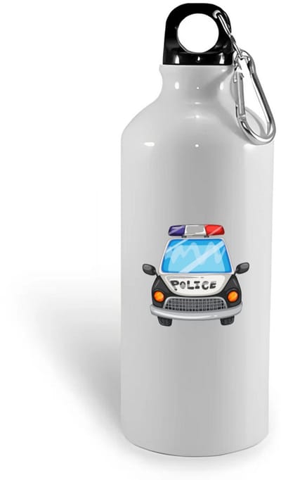Hacebo® - Politiewagen waterfles - Politie - Politieagenten - hulpdiensten - handhaving - water fles - 400ML