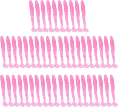 Viskunstaas Kit - Zacht Plastic Aas - Vissen Vangen - Levendige Beweging - 5 cm - Roze