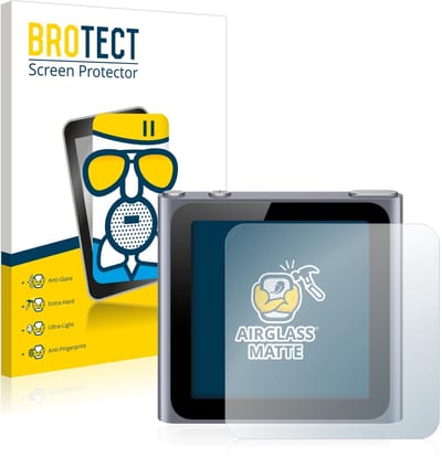 BROTECT - Screenprotector voor Apple iPod nano 2011 (6. Gen.) - Folie Beschermfolie Beschermglas matte