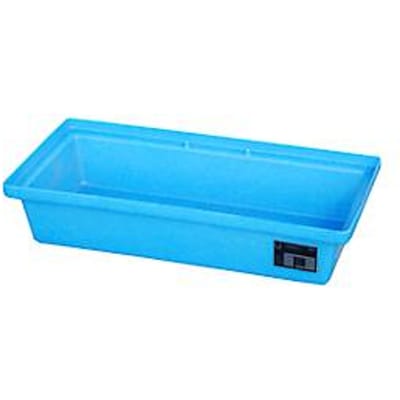 Opvangbak KWP-P 30 - PE - voor pallets - 30 liter - L 800 x B 400 x H 170 mm - blauw