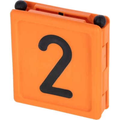 Nummerplaatje voor opvouwbare halsband Kerbl (x6)