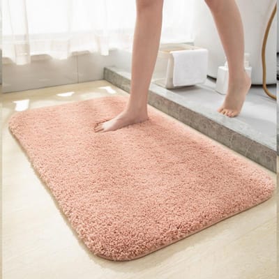 Pluche Verdikt Tapijt Eenvoudige Badkamer Absorberende Deurmat Vierkante Voetmat Toilet Antislip Mat 60*90cm