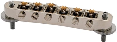 Göldo Tunamatic Rollerbridge, M4 nikkel Vintage, Abstand 73,5mm - Gitaaronderdeel