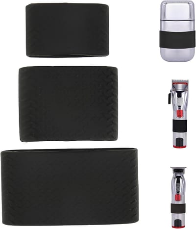 Allecto - Anti-slip Grip - 3 Stuks Grip voor Haartrimmer - Warmtebestendig - Comfortabel - Perfect voor Haarstyling - Geschikt voor Trimmen - Kle