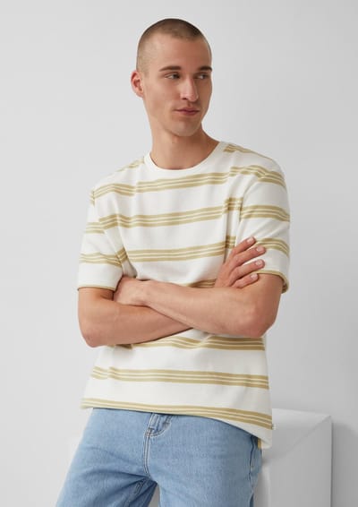 Q/S designed by - T-shirt - Maat XL - Mannen - 72G0 GREEN - katoen