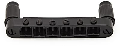 Guitarworks Tune-O-Matic Brug, Zwart