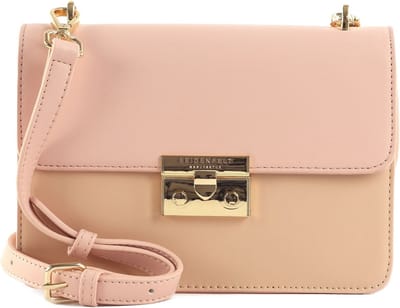 SEIDENFELT MANUFAKTUR Avondtas Schoudertas Pitea Crossbody Bag Powder Blush / Gold Roze