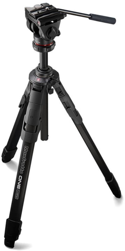 MANFROTTO ONE Hybrid-Aluminiumstativ + Fluid-Kugelkopf 500X - MKONEA-500X