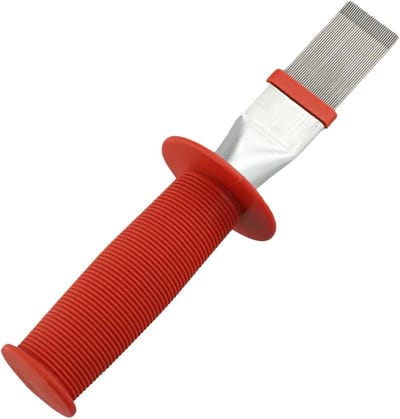 Vleugelkam - Koelribkam - Lamellen Reinigen - Dubbellaags Staaldraad - 20.5 cm - Zilver