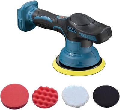 Draadloze Polijstmachine - Elektrisch Polijsten - Auto Onderhoud - 8 Versnellingen - 6 Inch Pad - Zwart
