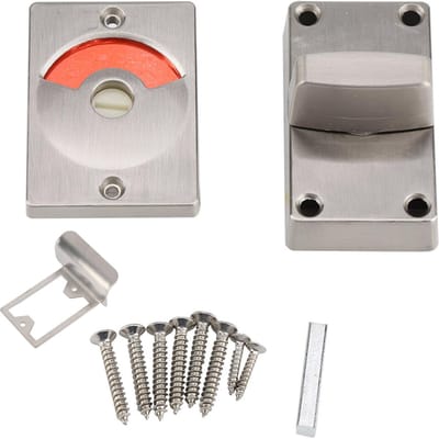 Deurgrendel met Vrij Bezet Privacy-indicator & Schroeven Badkamer Toilet Hardware