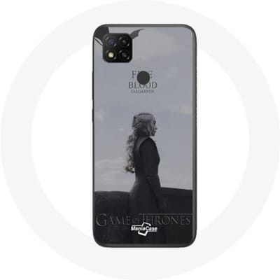Coque pour Xiaomi Redmi 9C Game of Thrones Saison 8 Daenerys Targaryen feu et sang Le Trône de Fer L