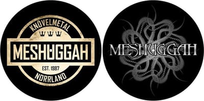 Meshuggah - Crest/Spine Platenspeler Slipmat - Zwart
