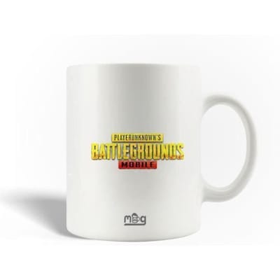Mug en Céramique PlayerUnknown's Battlegrounds Logo Rouge Jaune