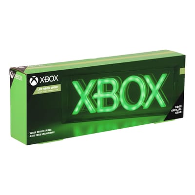 Xbox Logo LED Neon Light – Officieel Gelicentieerd Vrijstaand of Wandmontage Lichtsignaal, Gamekamer Decor & Accessoire voor Gamers- Paladone