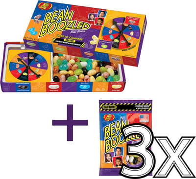 Combideal: Bean Boozled 100g + 3x zakje 54g - Snoepspel - Vieze snoepjes