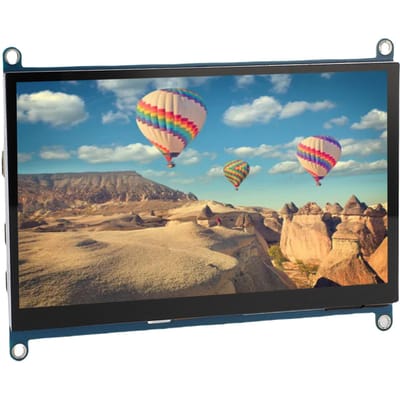 Écran tactile capacitif de 7 pouces avec 2 haut-parleurs, résolution 1024 x 600, 5 points, interface RGB 50 broches, écran secondaire portable