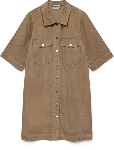 VERO MODA - VMFENJA 2/4 SHORT CORDUROY DRESS NOOS - Dames - Mini jurken