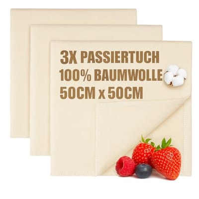 Herbruikbare bakkerslinnen en kaasdoek van 100% katoen - Voor deegbereiding en keukenmultifunctioneel