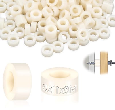 Plastic M6 Ronde Standoffs en Isolatie Washers - 50 Stuks ABS en Nylon voor Elektrische Toepassingen, 11x5mm