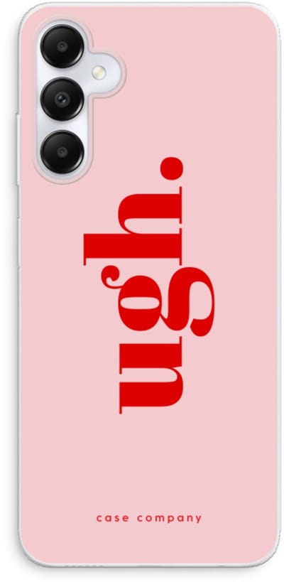Case Company® - Hoesje geschikt voor Samsung Galaxy A05s hoesje - Ugh - Soft Cover Telefoonhoesje - Bescherming aan alle Kanten en Schermrand