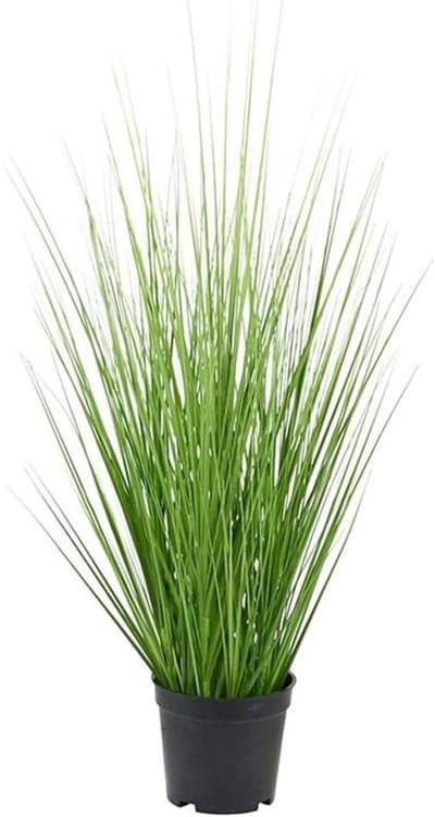 Decoratieve Kunstgrasplant in Pot - Nepplant met Tarwegras en Bladeren voor Thuis, Kantoor en Tuin - 60 cm Hoog