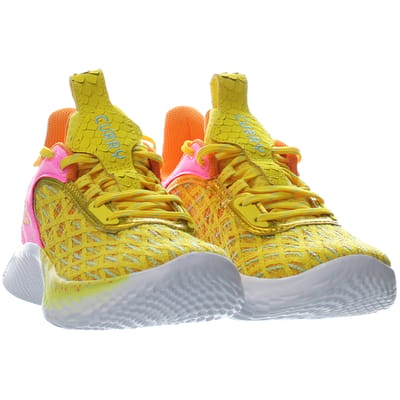 Under Armour Curry Flow 9 Sesamstraat Geel Kinderschoenen
