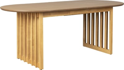 Dutchbone Barlet Uitschuifbare Eettafel 200/240x90 Hout Eiken - Bruin