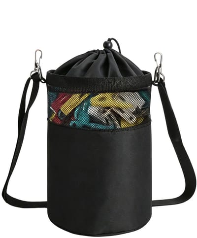 Wasknijperzak voor wasknijpers, 22 x 15 cm, Oxford, met schouderriem, trekkoord en haken, ademende tas voor wasknijpers, balkon, tuin, wasrek