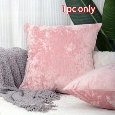 1 Stuk Huis Decoratief Luxe Super Zacht Kunstfluweel Rechthoekige Kussensloop Kussensloop voor Bank/Bed/Woonkamer 45x45cm/17.7x17. 45x45cm
