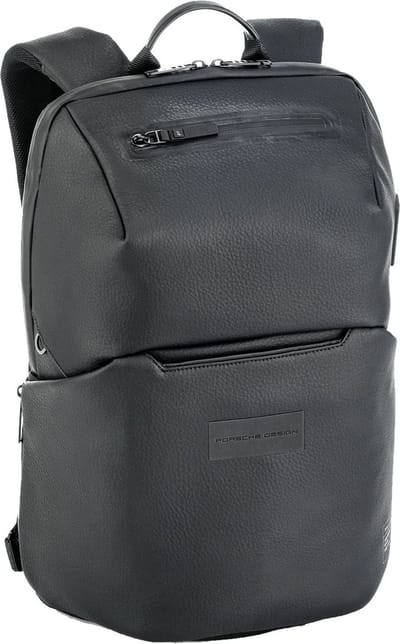 PORSCHE DESIGN Vrije tijd rugzak Rugzak met laptopvak Urban Eco Backpack Leather Black Zwart