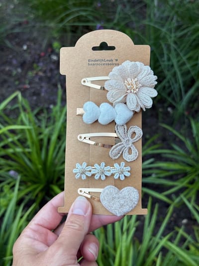 Haarspeldjes voor meisjes - Haaraccessoires meisjes - Haarspeldjes voor meisjes en baby's - Haarknipjes - Haarclips - handgemaakte haaraccessoires