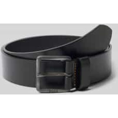 BOSS Leren Riem Jeeko Sz40 Belt W95 Black Zwart