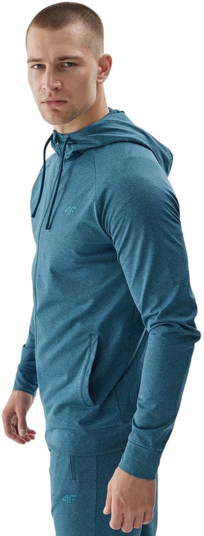 4F Sweater Heren Zeegroen Groen Mêlée - Maat S