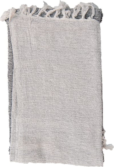 Clayre & Eef Plaid 125x150 cm Grijs Katoen